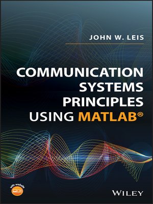 cover image of Communication Systems Principles Using MATLAB